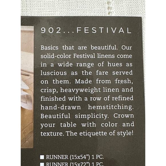 Festival Set Of Four Dinner Napkins 20 x 20 Oyster - Picture 7 of 11